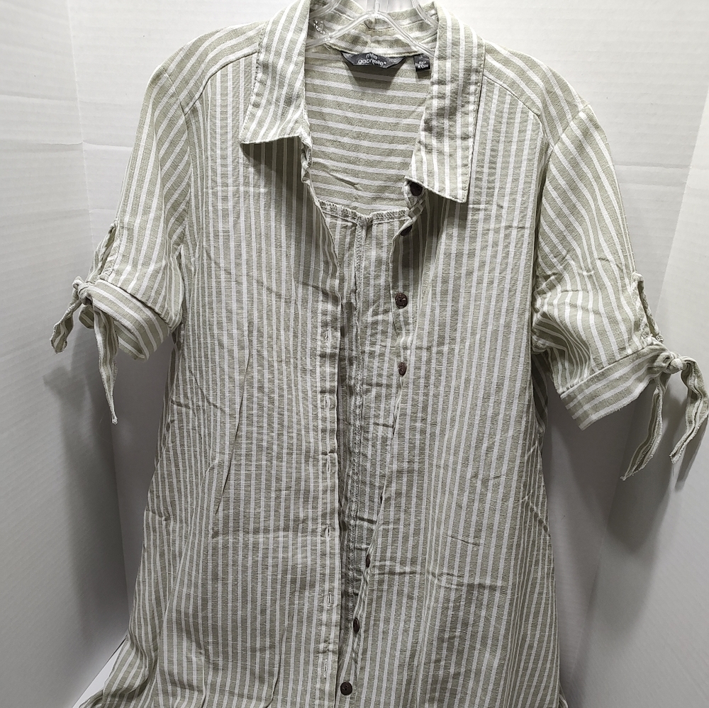 Mlle Gabriel Tailored A-Line Women's Shirt Dress